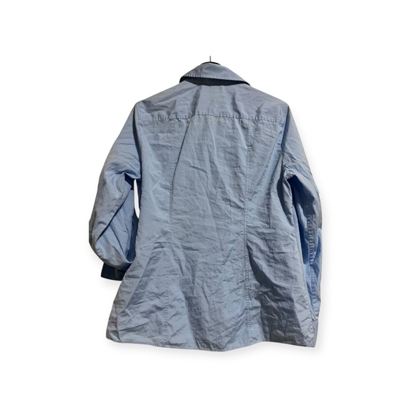 EUC Banana Republic Blue Lightweight Casual Shirt Women’s Size L - Picture 2 of 5